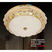 Đèn ốp trần pha lê KP6 802/400 Ø400