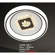 Đèn áp trần LED KP6 190-1 Ø500