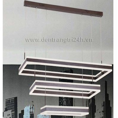 Đèn Thả led 3 màu, 3 đèn hình chữ nhật C200