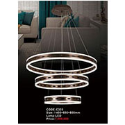 Đèn Thả Nghệ Thuật KP6 C335 Ø400-600-800