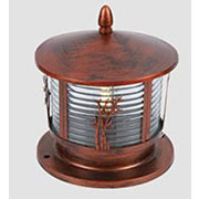 Đèn Trụ Cổng cổ điển tròn màu đồng đỏ S-6180/300 Ø300