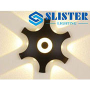 Đèn Vách Ngoại Thất KP6 DF133/6 220x220x40