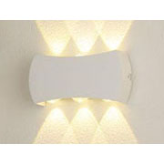 Đèn Vách Ngoại Thất 6 tia led hắt sáng 2 đầu VL-8089/6 170x85x40