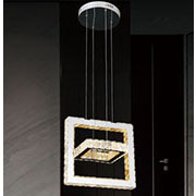 Đèn Thả pha lê 2 hình vuông lớn nhỏ KP7 D834 400x260