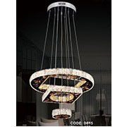 Đèn Thả 3 vòng pha lê tròn KP7 D815 Ø520