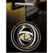 Đèn Thả 4 vòng pha lê D818 Ø650