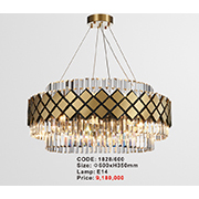 Đèn Chùm Pha Lê AU1 1828/600 Ø600xH350