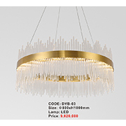 Đèn Chùm Pha Lê AU1 DYB-03 Ø800xH1000