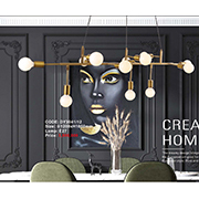 Đèn Chùm Nghệ Thuật AU1 DY3041/12 Ø1200xH1000