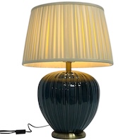 Đèn Bàn thân bằng sứ phong cách Á Đông cao 56cm DB81