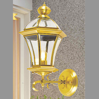Đèn gắn tường bằng đồng phong cách cổ điển chống nước cao 40cm VĐ 5033