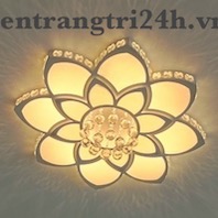 Đèn áp trần LED 16 cánh hoa OT40T800 Ø800xH150