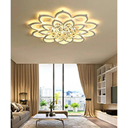 Đèn áp trần LED 3 màu 20 cánh hoa MO-9007/20 CÁNH Ø900xH150