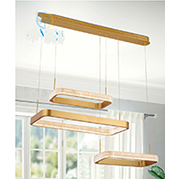 Đèn Thả led 3 hình chữ nhật vàng AU1 A165/3 900x300