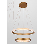 Đèn Thả 2 vòng tròn led 3 màu A38/2 Ø400- 600