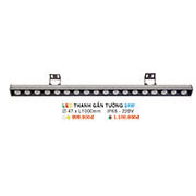 Led Thanh Gắn Tường HP4 24W 3 MÀU 47xL1000