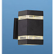 Đèn led gắn tường ngoài trời trụ, cột, hàng rào  AK-6055 Ø90xW150xH165