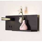 Đèn gắn tường phòng ngủ + usb sạc điện thoại VL-3412 L300xW120xH120