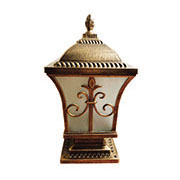 Đèn gắn đầu trụ cổng, cột HF 200 L185x185xH380