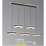 Đèn Thả Bàn Ăn VE2 T-9598/5 L870x150xH1000