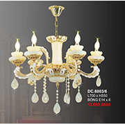 Đèn Chùm Pha Lê Nến CTK6 DC.6003/6 L700xH550