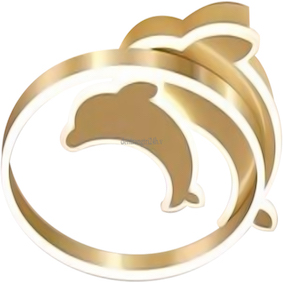 Đèn áp trần LED vòng tròn + 2 cá heo OTA8870 Ø450