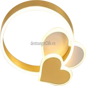 Đèn áp trần LED vòng tròn + 2 trái tim OTA8875 Ø550