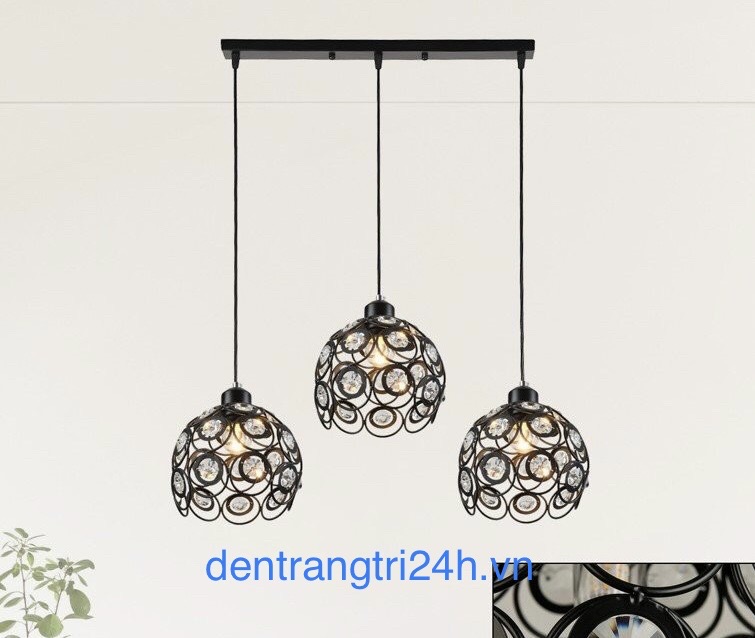 Đèn Thả Bàn Ăn CTK5 TCF.33/3 W180 Đen