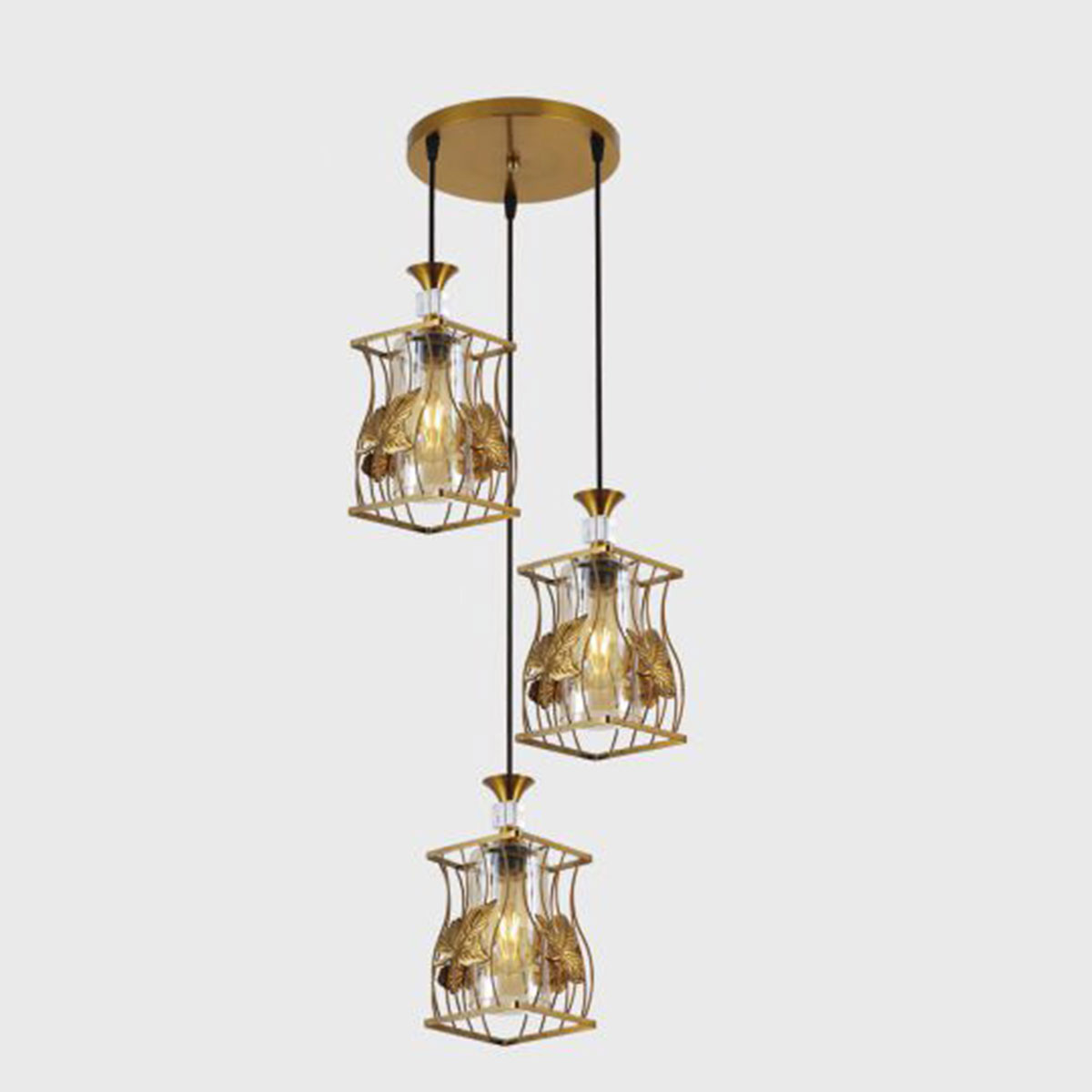 Đèn Thả Bàn Ăn KP9 DY4152/3 GAB Ø320xH1000