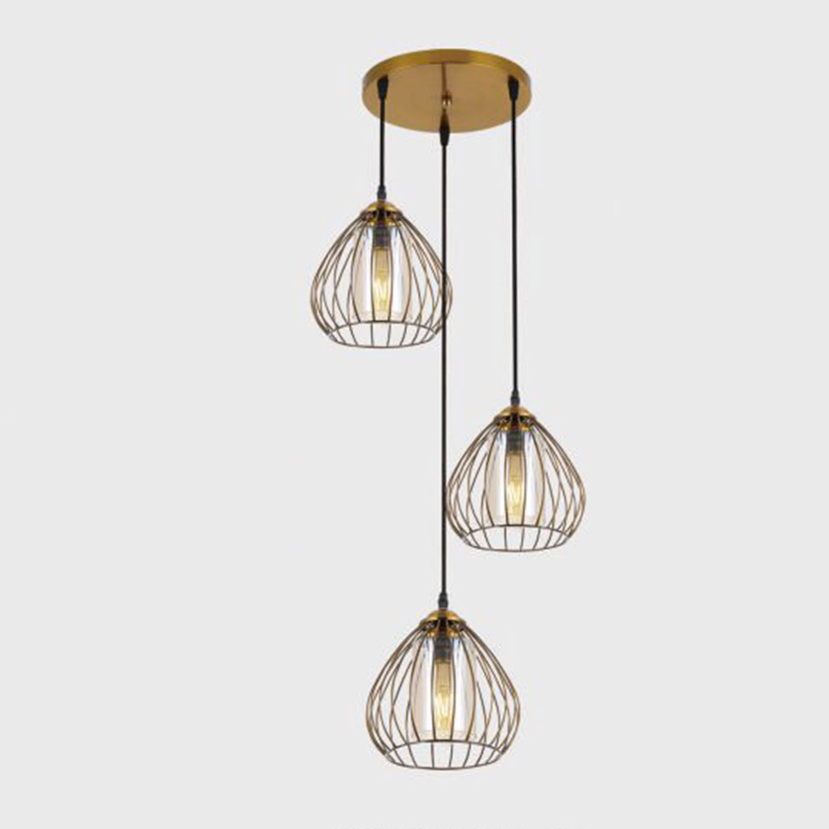 Đèn Thả Bàn Ăn KP9 DY4012/3 GAB Ø350xH1000