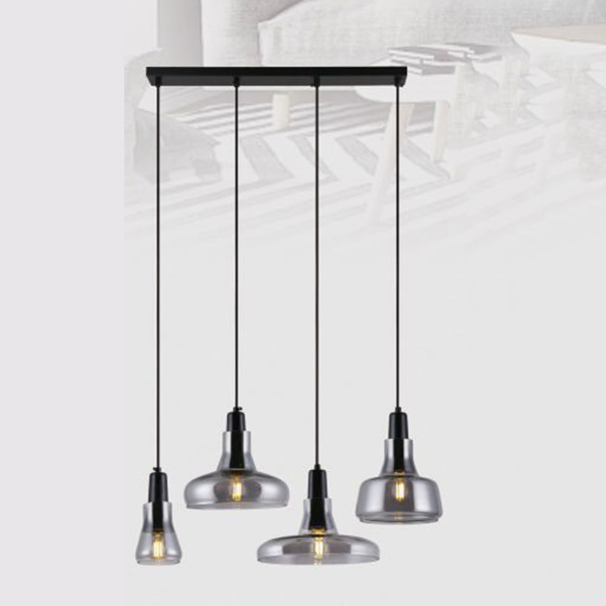 Đèn Thả Bàn Ăn KP9 DY4139 Ø700xH1000