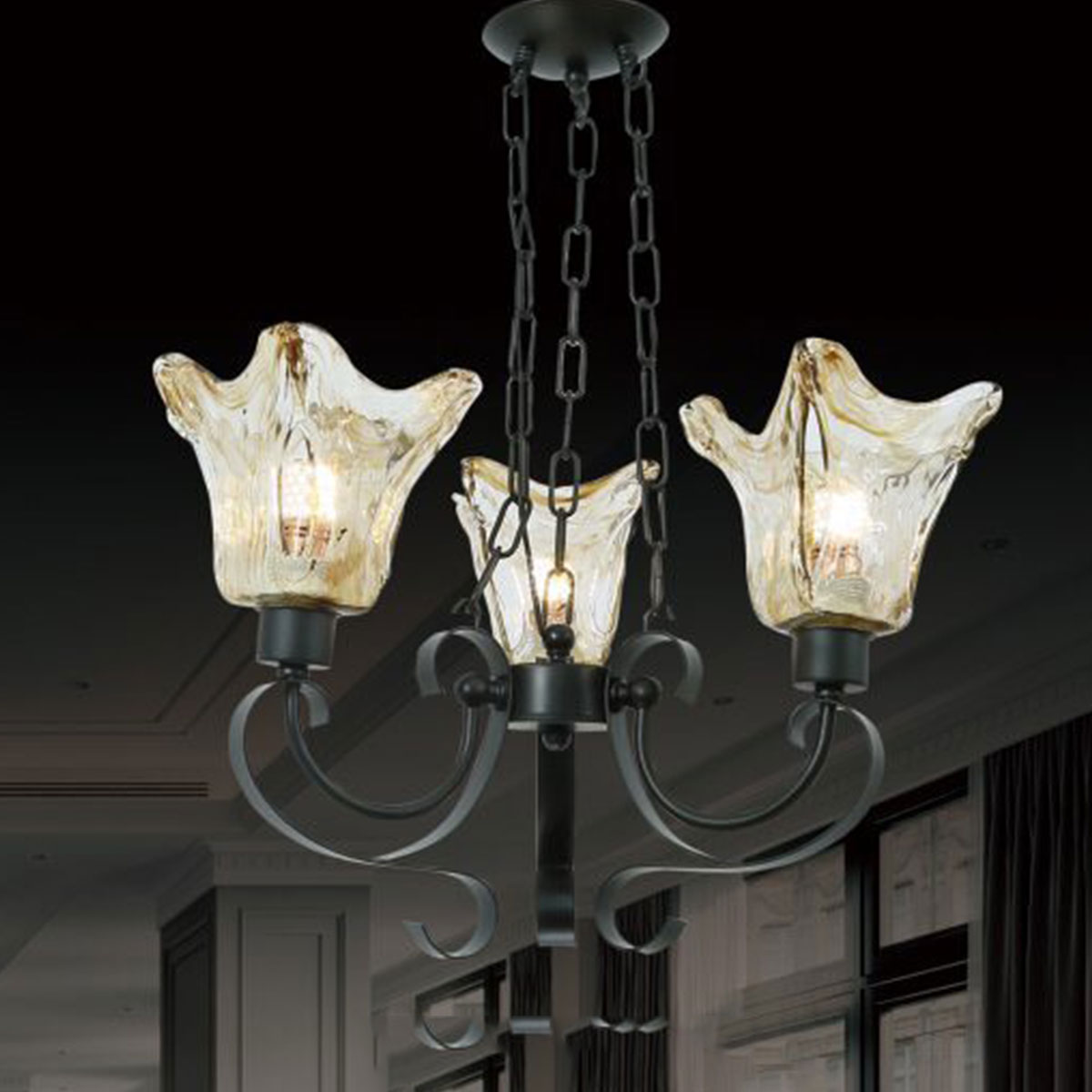 Đèn Thả Bàn Ăn KP9 OLD102/3 Ø500xH600