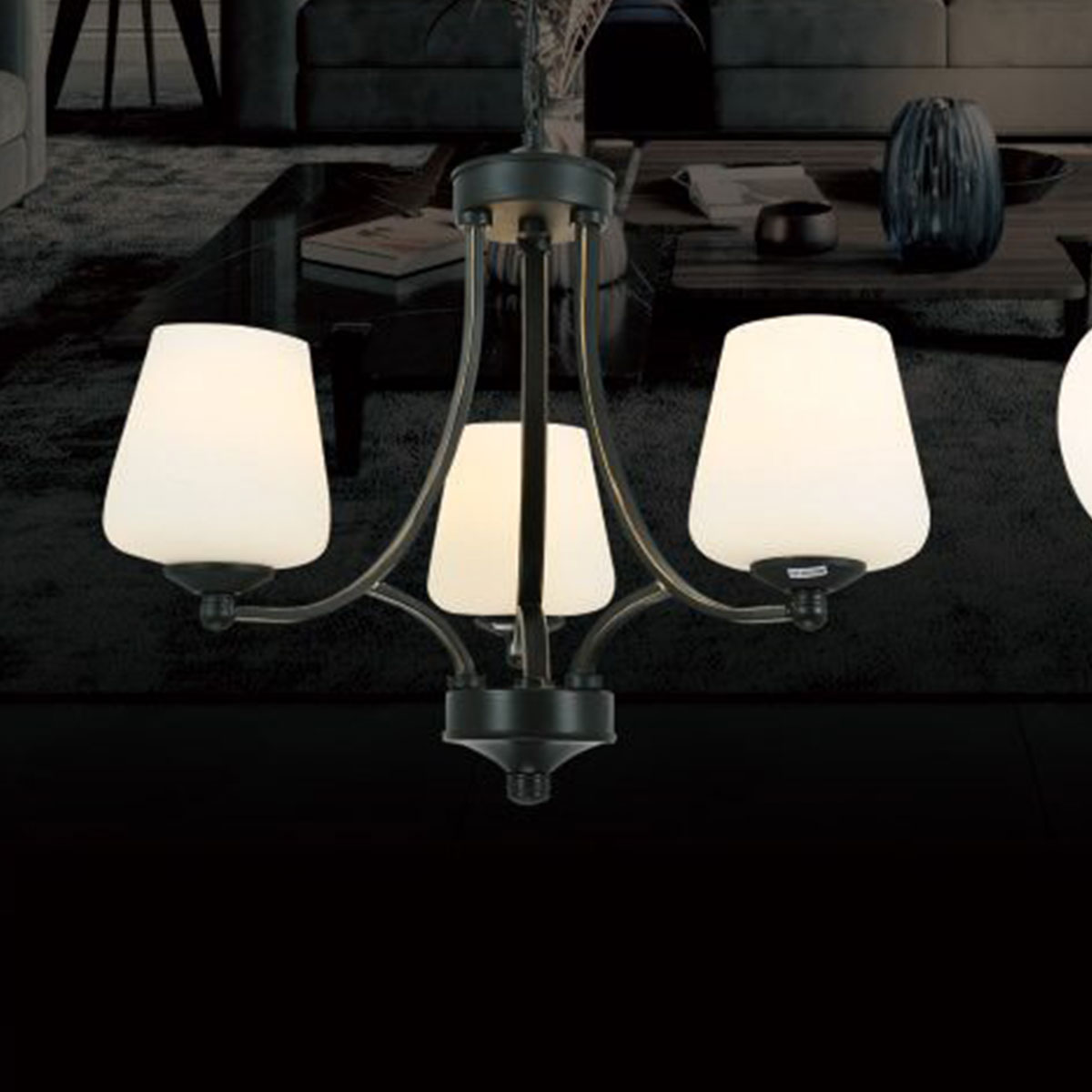 Đèn Chùm Cổ Điển KP9 OLD006/3 Ø420xH390