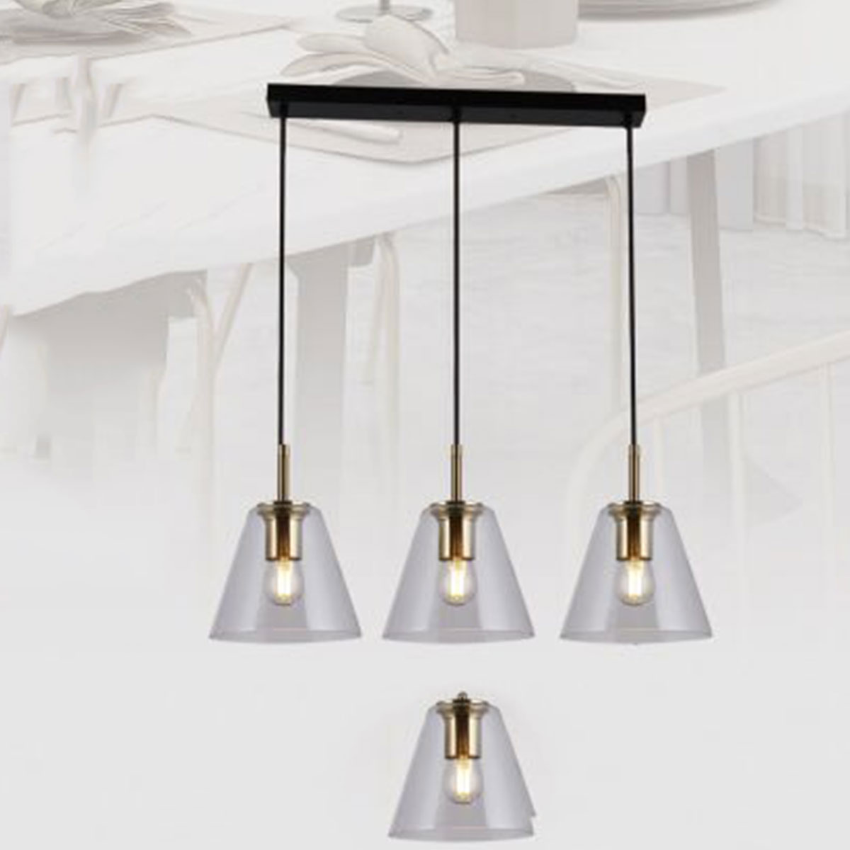 Đèn Thả Bàn Ăn KP9 DY4148 Ø800xH1000