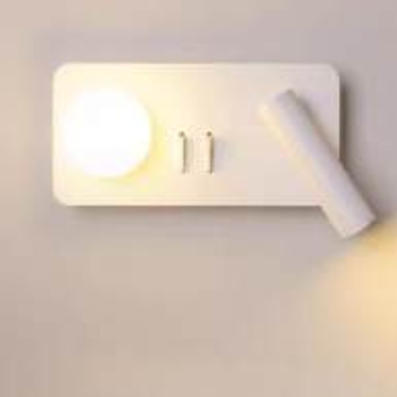 Đèn gắn tường led phòng ngủ kết hợp đèn đọc sách đầu giường V-8231