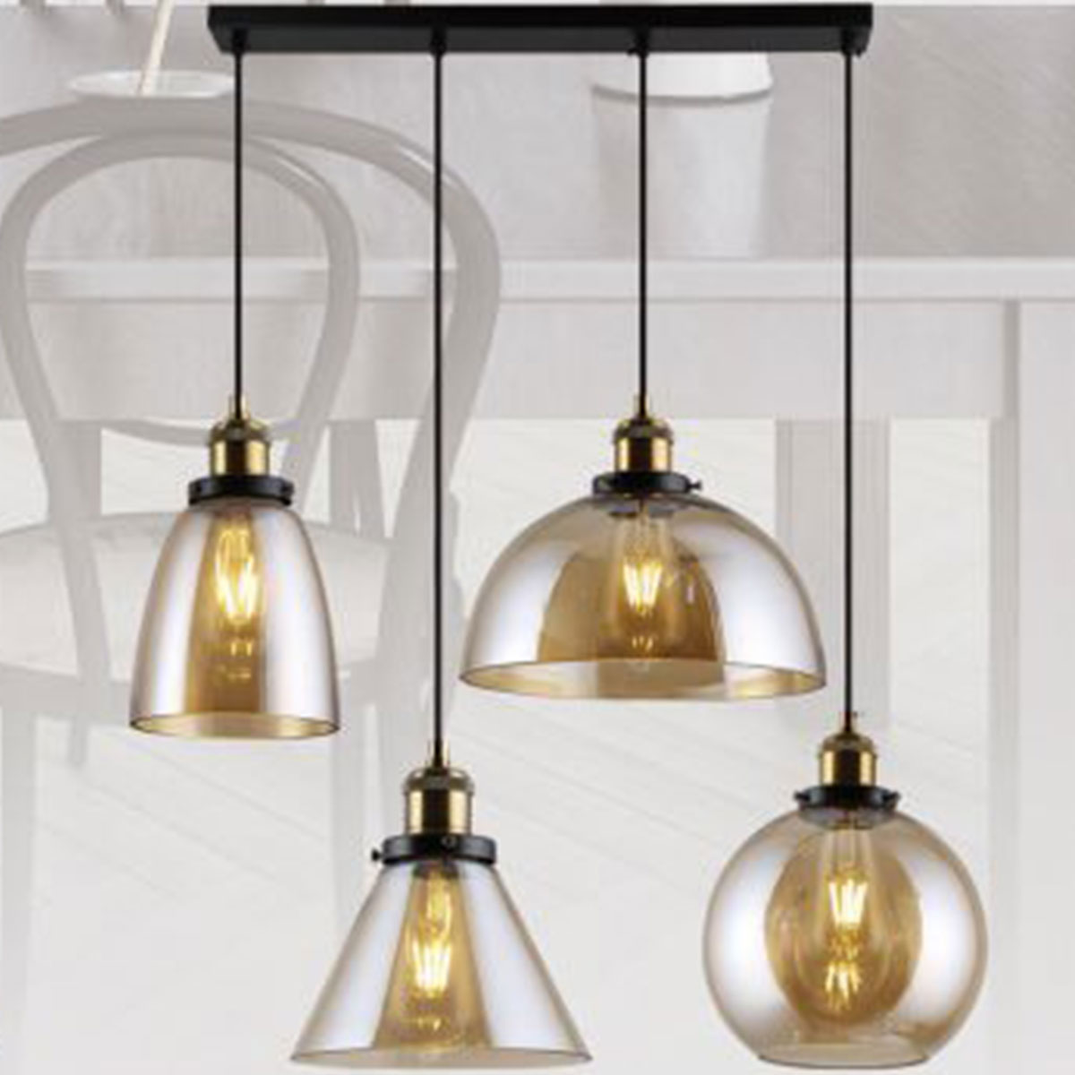 Đèn Thả Bàn Ăn KP9 DY4150 Ø800xH1000