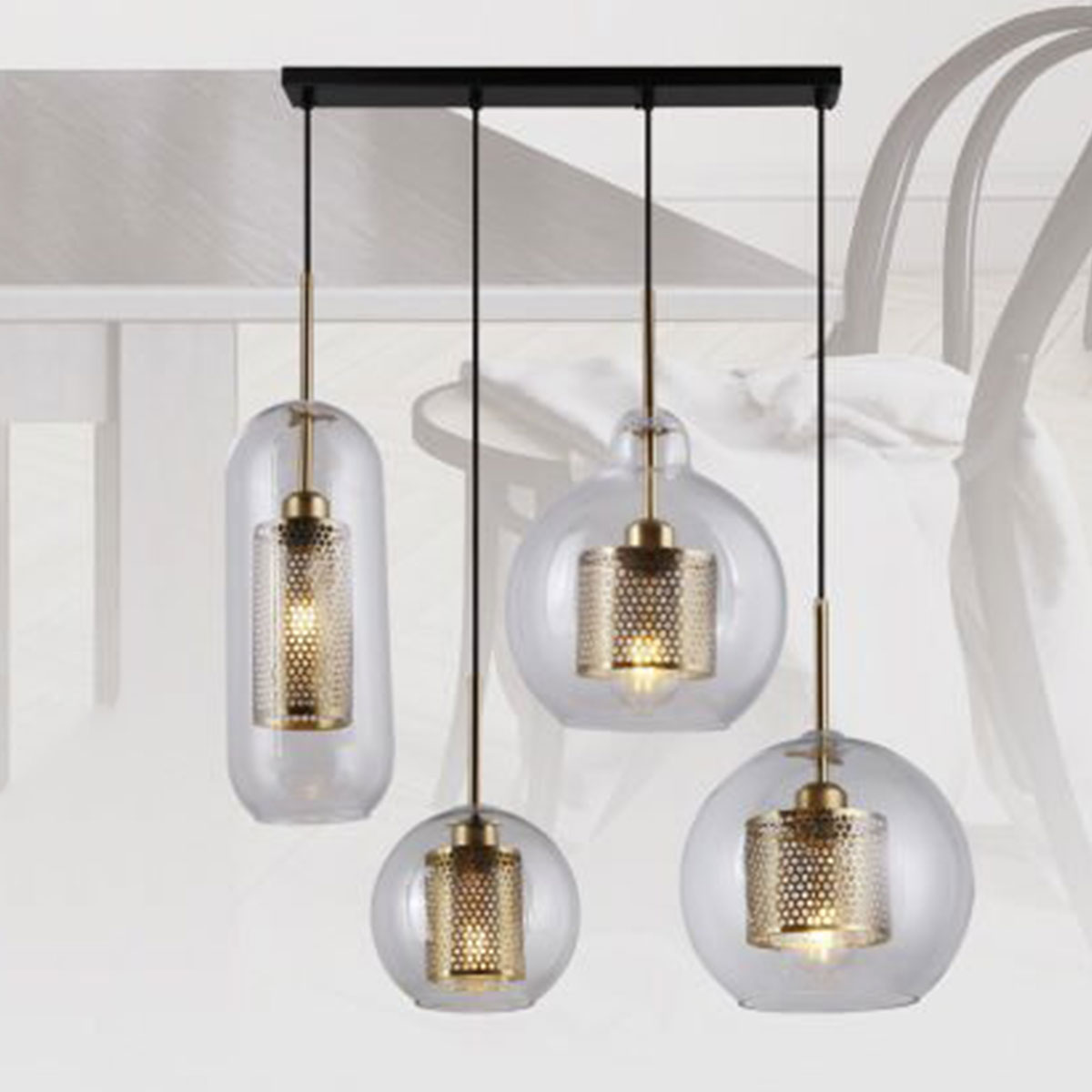 Đèn Thả Bàn Ăn KP9 DY4125 Ø1200xH1000