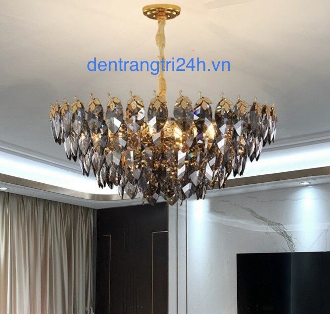 Đèn thả pha lê CTK5 TPL.8098T800 Ø800xH500