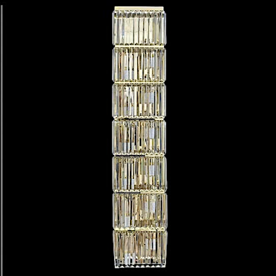 Đèn gắn tường pha lê hình hộp chữ nhật dài 120cm VPL48