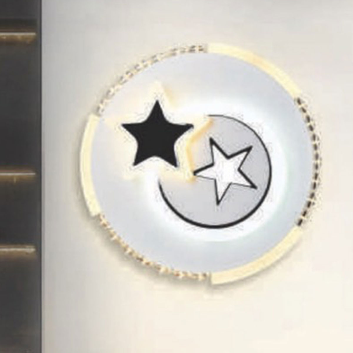 Đèn gắn tường led 3 chế độ màu  VL-6102 RD Ø200