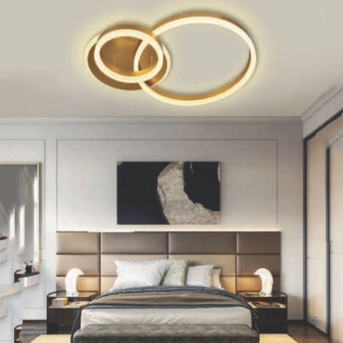 Đèn áp trần LED BMC3 ML-7001/2+1 600x400