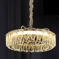 Đèn Thả Pha Lê tròn led 3 màu đường kính 60cm TH-8415