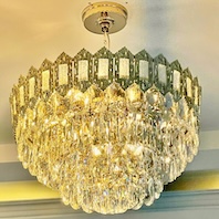 Đèn thả pha lê K9 cao cấp loại 1 đường kính 60cm TH-8600 Ø600xC400