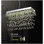 Đèn Thả Pha Lê HP6 CFL 6125 L600xW280xH380