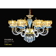 Đèn Chùm Pha Lê HP6 CN 8305/8 Ø800xH550+400