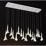 Đèn Thả LED HP6 TL 224/6 Ø1200xW200xH1000