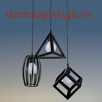 Đèn thả 3 lồng sắt TL 89/3