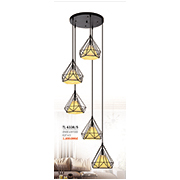 Đèn Thả Bàn Ăn HP6 TL 6388/5 Ø400xH1500