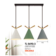 Đèn Thả Bàn Ăn HP6 TL 8690/3 L500xH1000