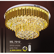 Đèn Mâm Pha Lê HP6 ML 7012 Ø550xH280